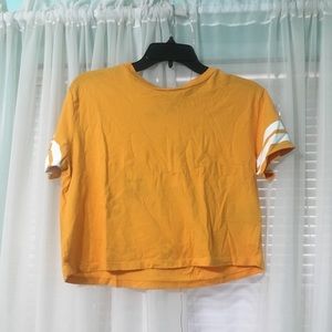 Women’s Yellow H&M Crop Top